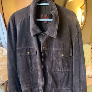 Daniel leather Men’s suede casual jacket 2xl